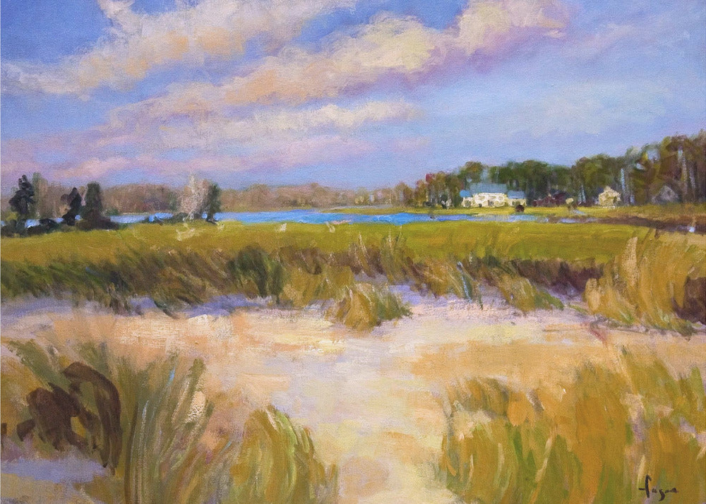 Serene Marshland View | Canvas
