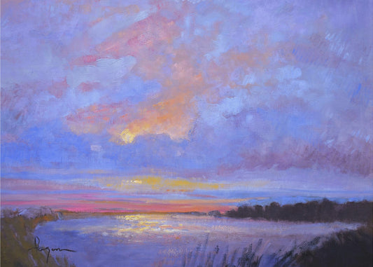 Ethereal Dusk Sky | Canvas