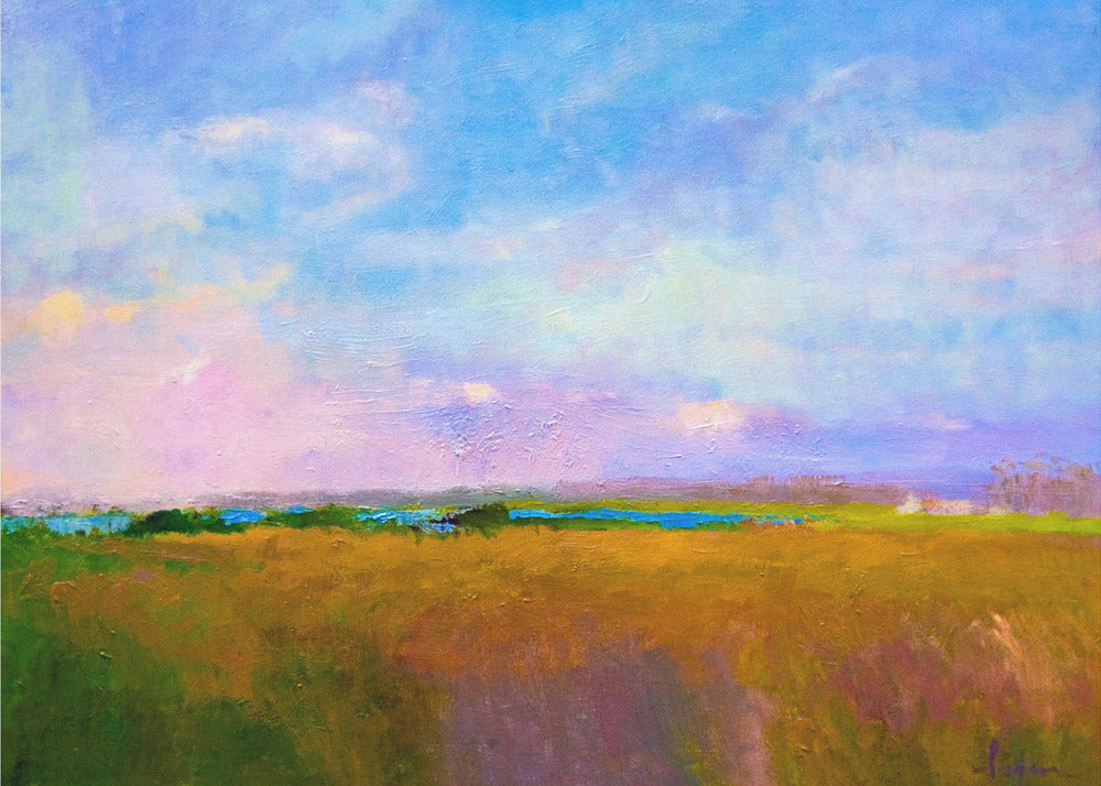 Amber Skyline | Canvas