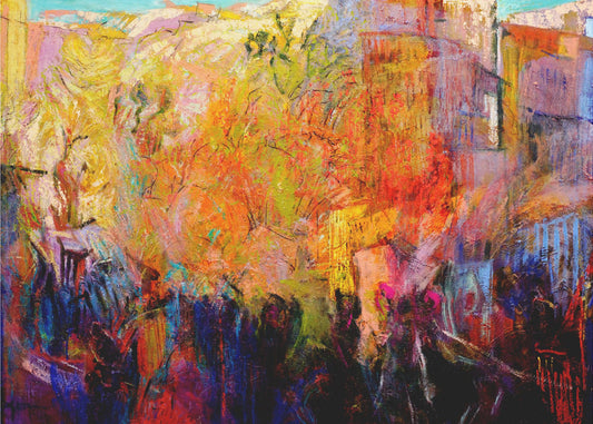 Vibrant Cityscape | Canvas