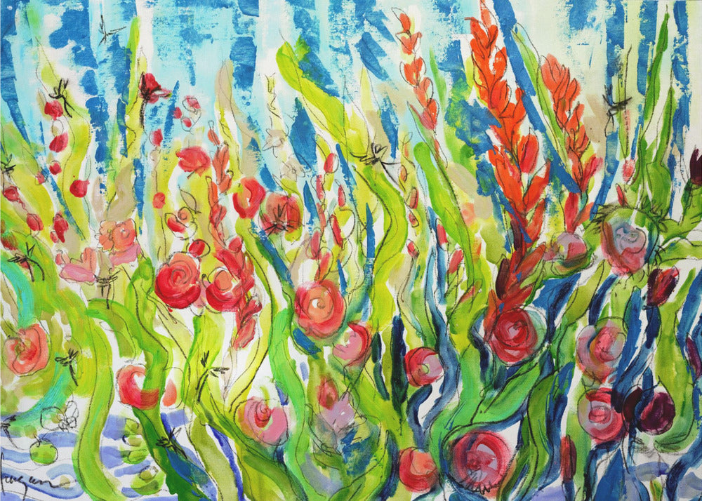 Blooming Frenzy | Canvas