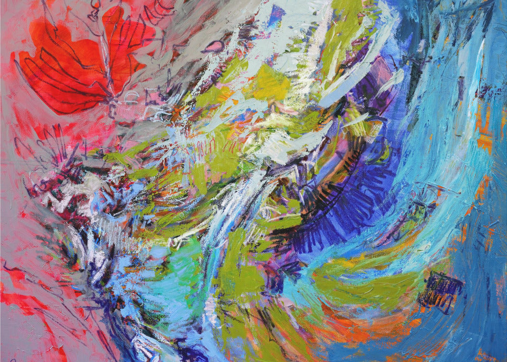 The River Runs Through Her | Canvas