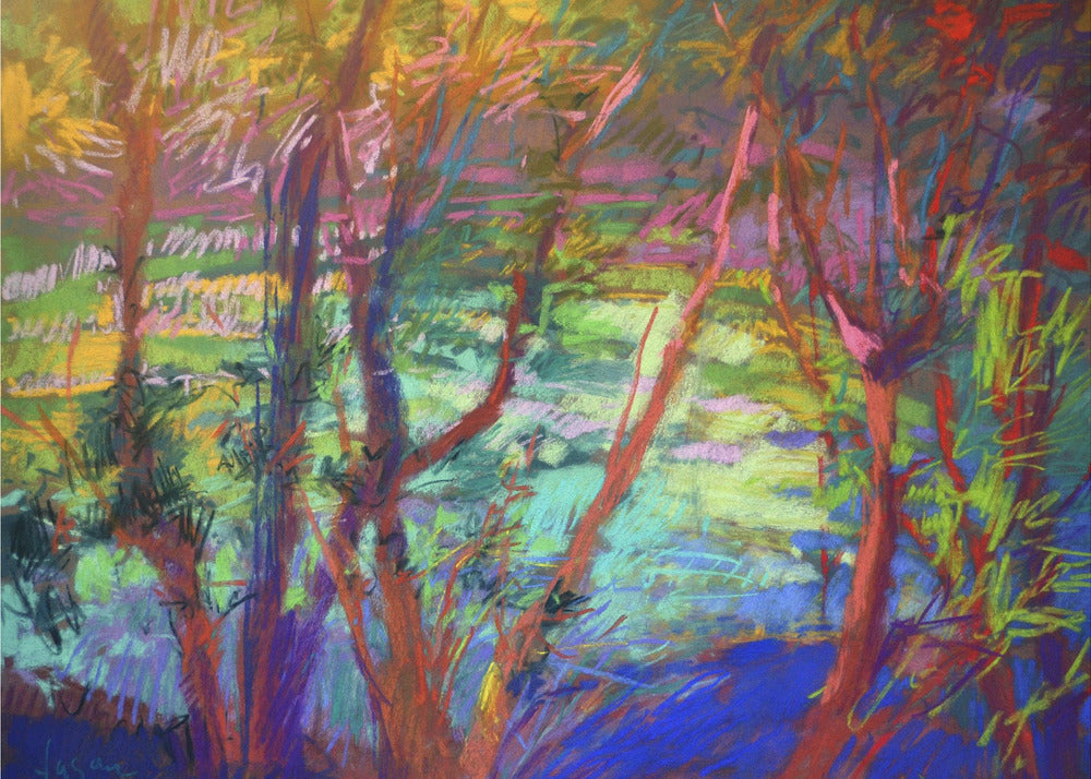 Vibrant Forest Flow | Canvas