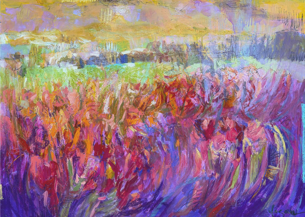 Vibrant Field Hues | Canvas