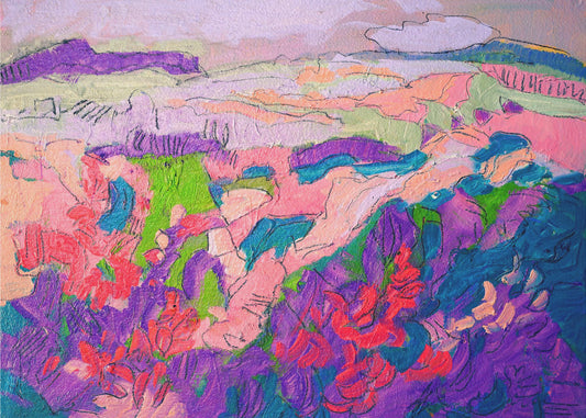 Colorful Petal Dance | Poster