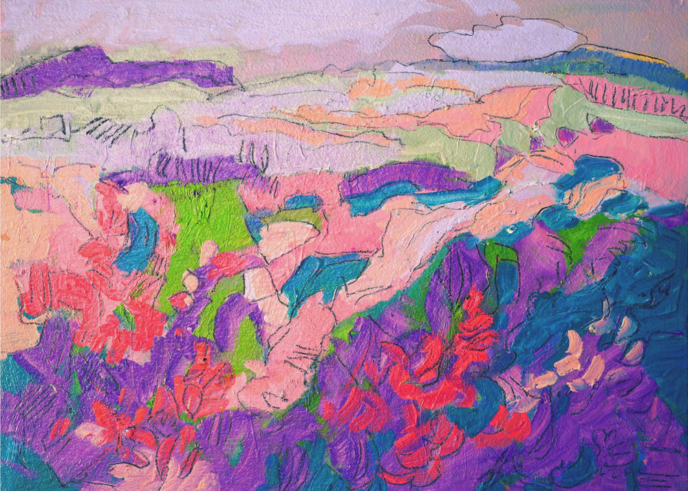 Colorful Petal Dance | Canvas