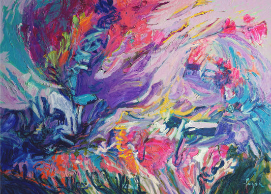 Expressionist Colorful Abstract | Poster