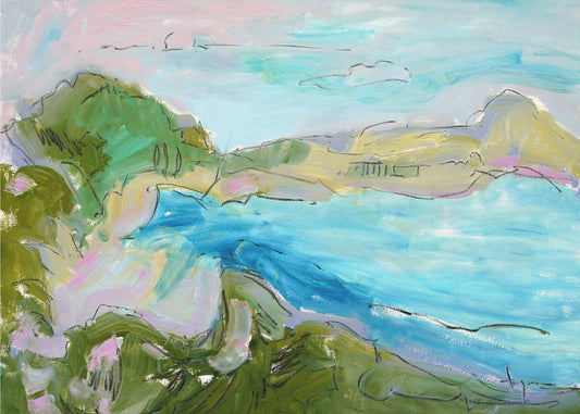 Serene Coastal Waves | Canvas