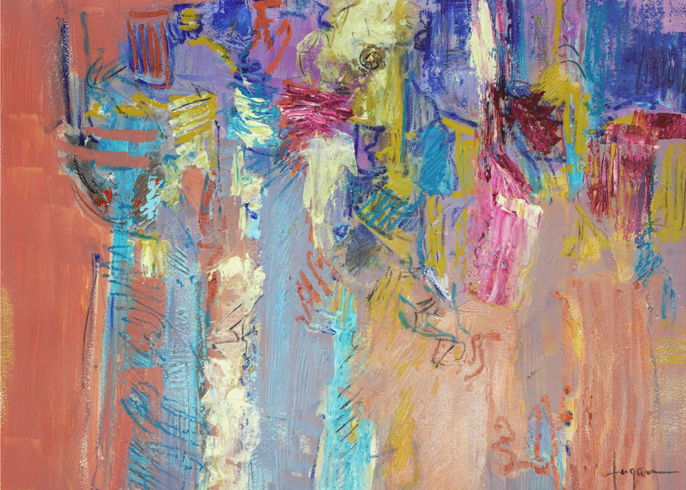 Expressionist Colorful Abstract | Poster