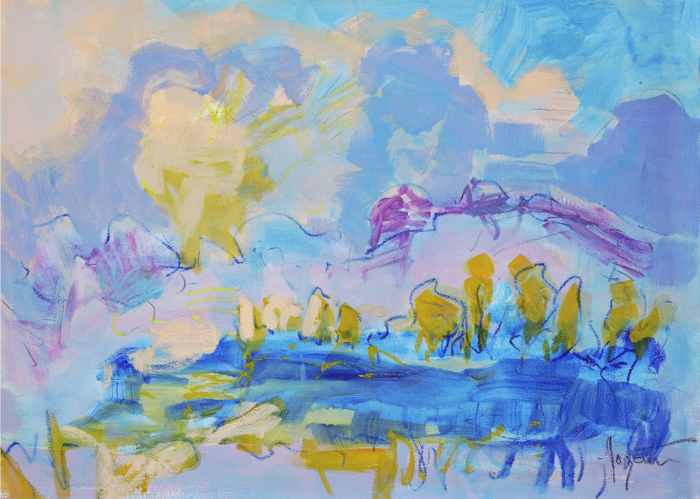 Dreamy Pastel Landscape | Canvas