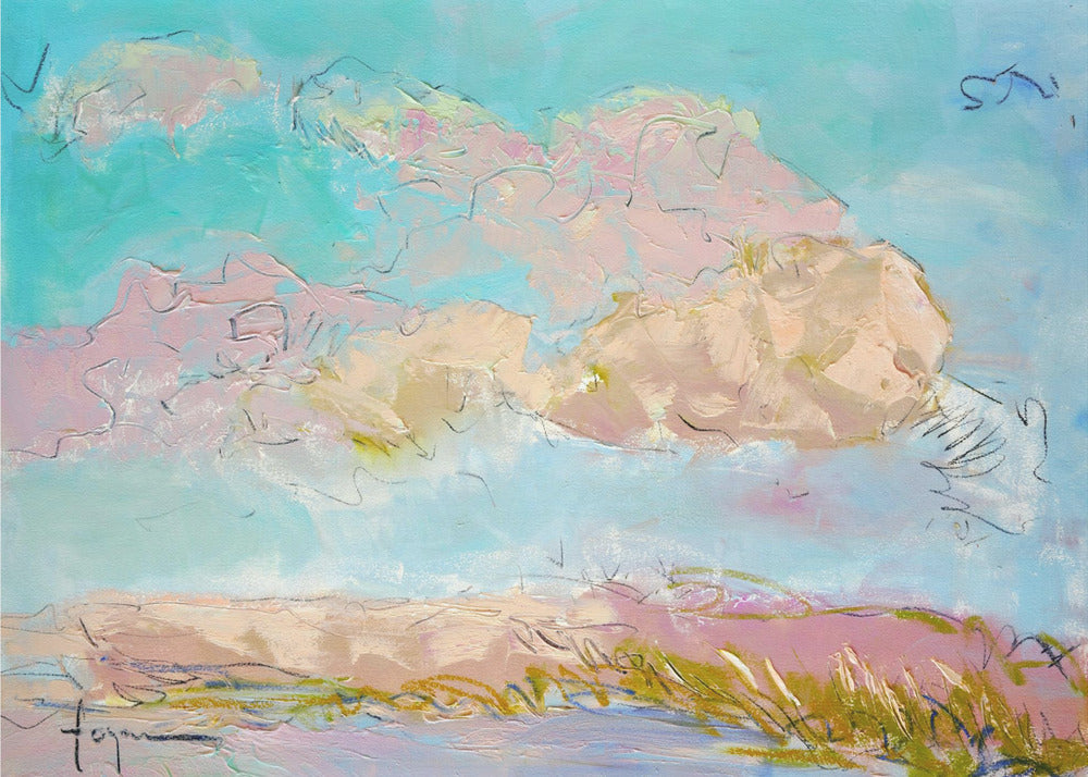 Pastel Sky Drift | Canvas