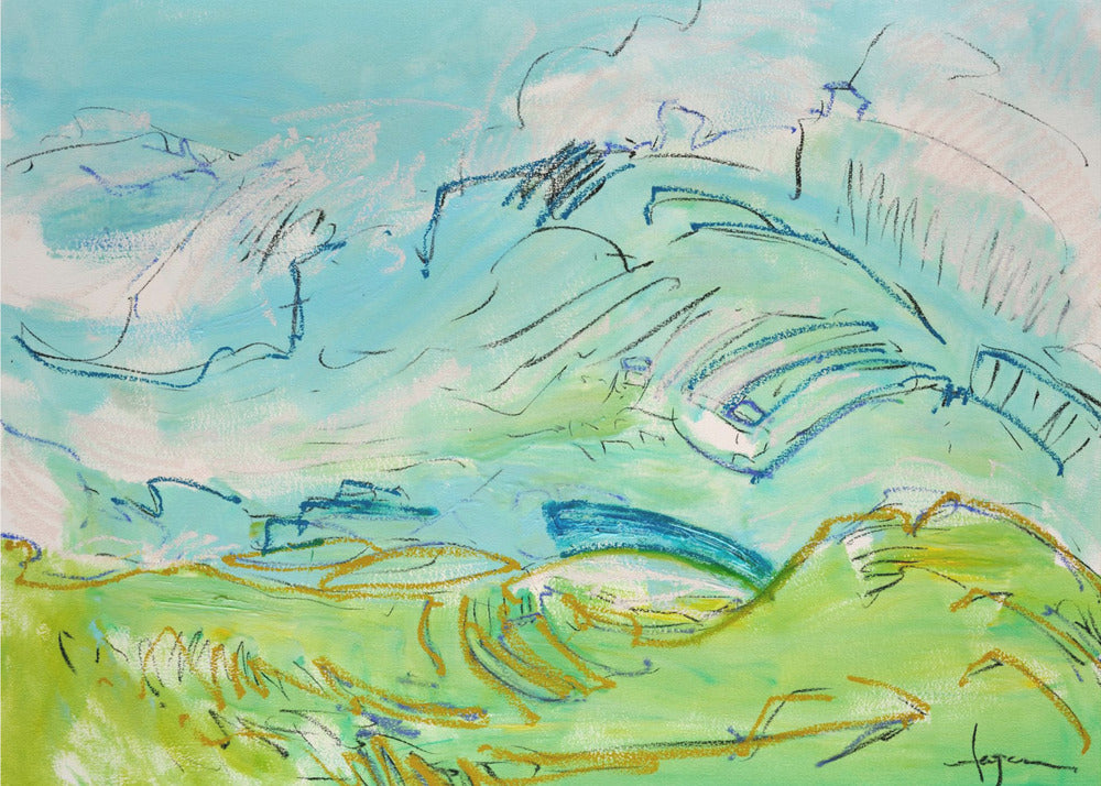 Whimsical Hillscape | Poster