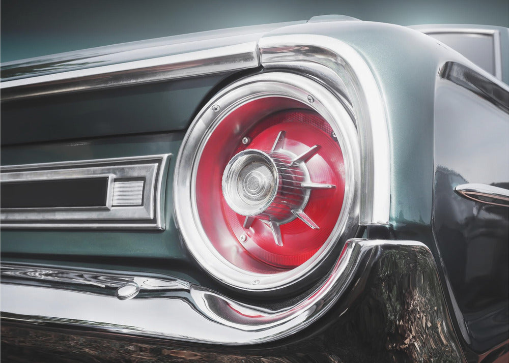 American classic car Galaxie 500 1964 Rear | Poster