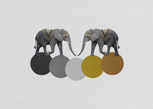 Tribal Elephants | Poster
