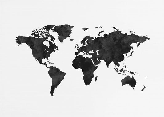 Inked World Map | Poster