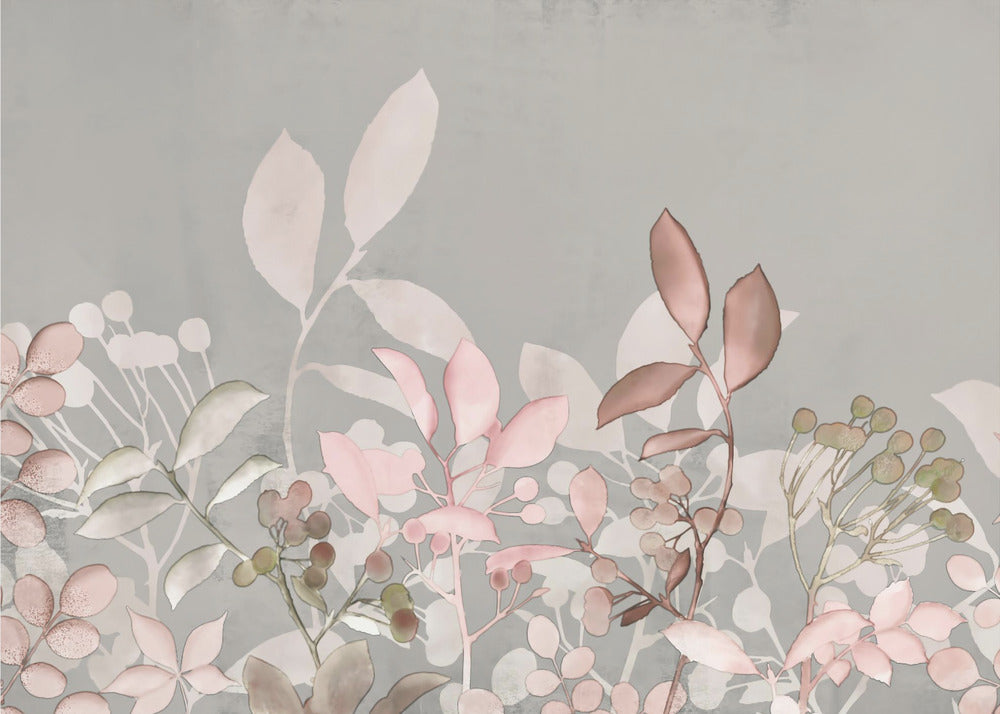 Watercolor Pastel Garden Pink | Poster