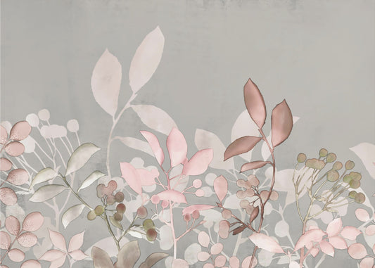 Watercolor Pastel Garden Pink | Poster