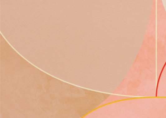 Mid Century Curry Yellow Blush Spring | Poster