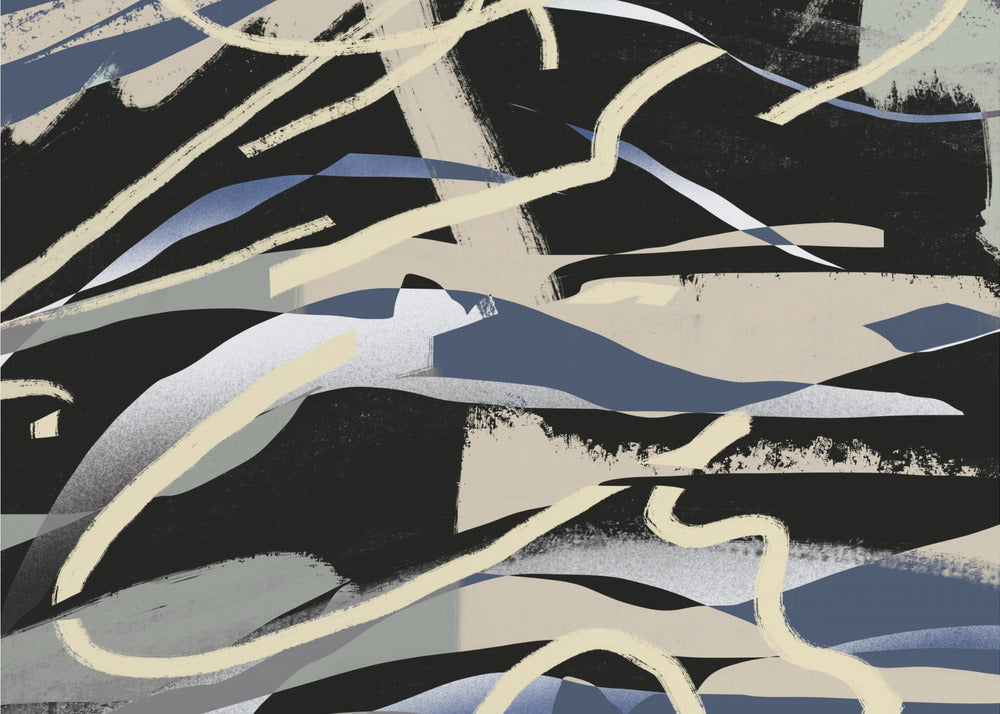 Abstract mountain range | Poster