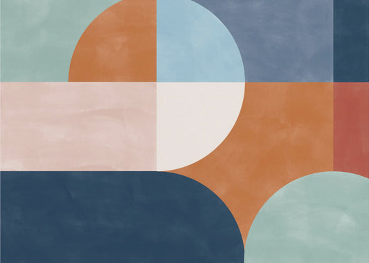 Aesthetic Geometric Shapes | Wallpaper