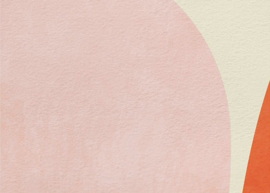 Warm Pastel Geometry | Poster