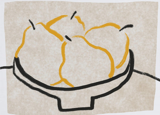 Line art pear | Poster