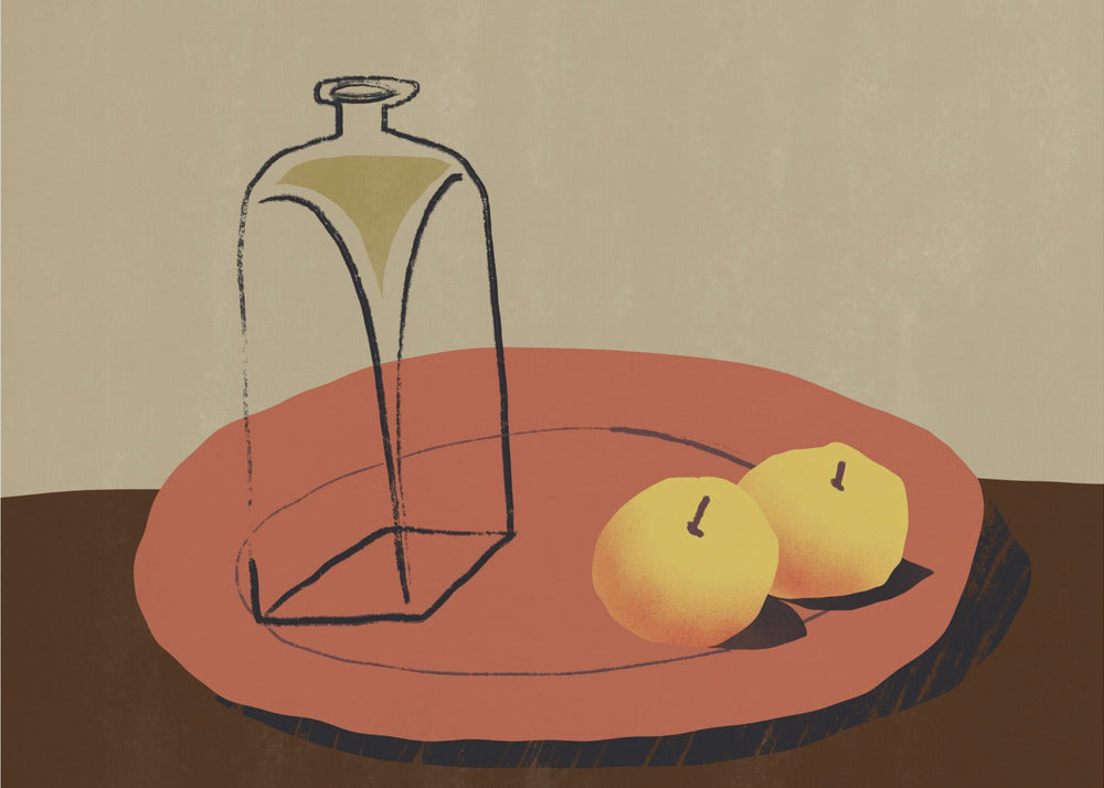 Jar and apple | Poster