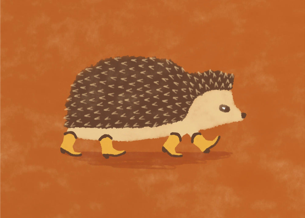 Sonny the Hedgehog Running In Cowboy Boots | Canvas
