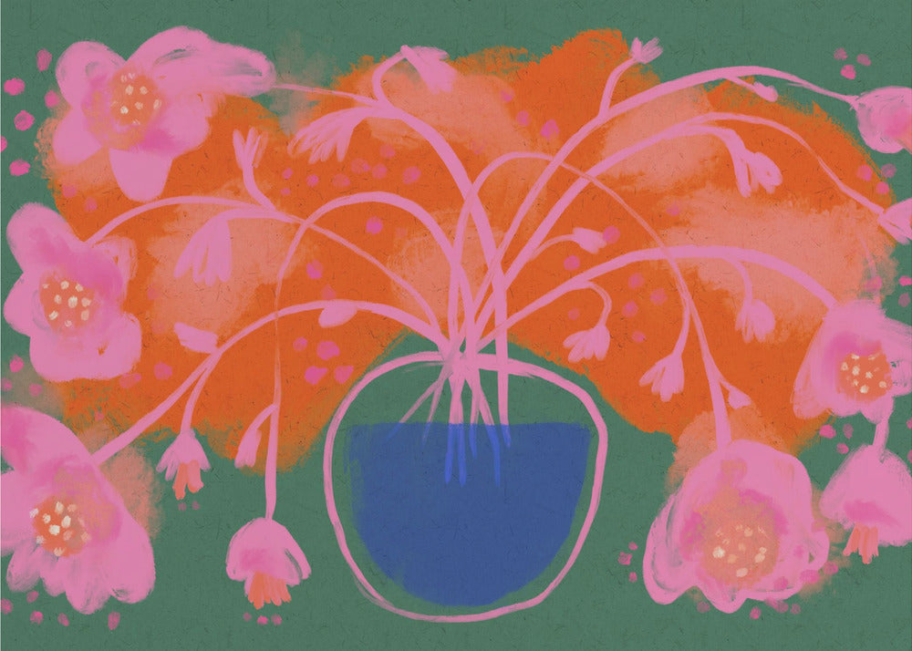 Floral Burst Symphony | Canvas