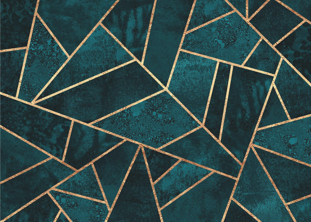 Deep Teal Stone | Poster