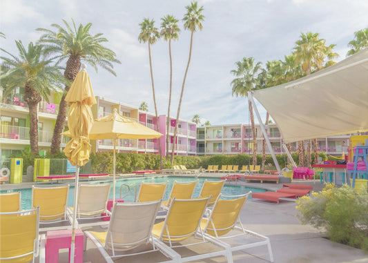 Poolside at the Saguaro Hotel - Palm Springs | Canvas