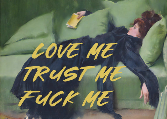 Love Me Trust Me Fuck Me / Yellow Version | Canvas