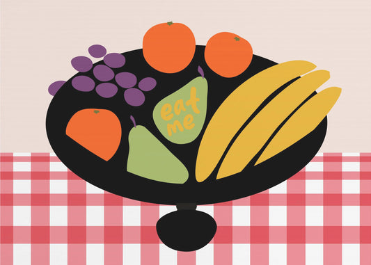 The fruit bowl (eat me) | Canvas