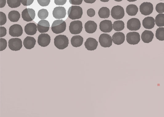 Hidden Moon N°3 | Behind the Clouds | Canvas