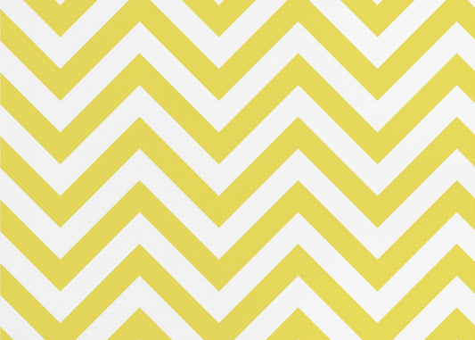 Chevron Yellow and White | Poster