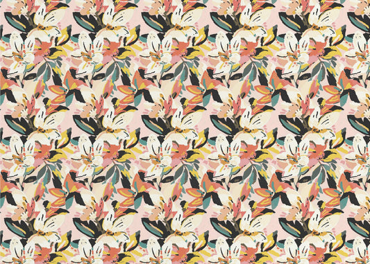 Floral Fusion Bliss | Canvas