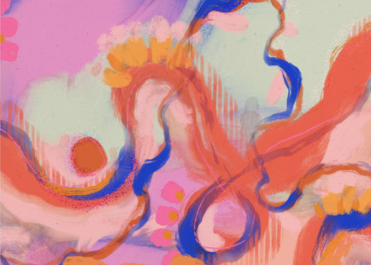 Whimsical Wavescape | Canvas