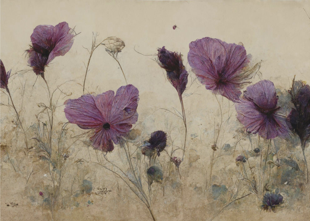 Purple Bloom Whispers | Canvas