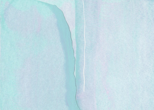 Soft Blue And Turquoise Hues | Poster