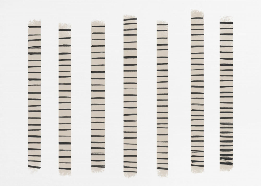 Monochrome Stripes | Poster