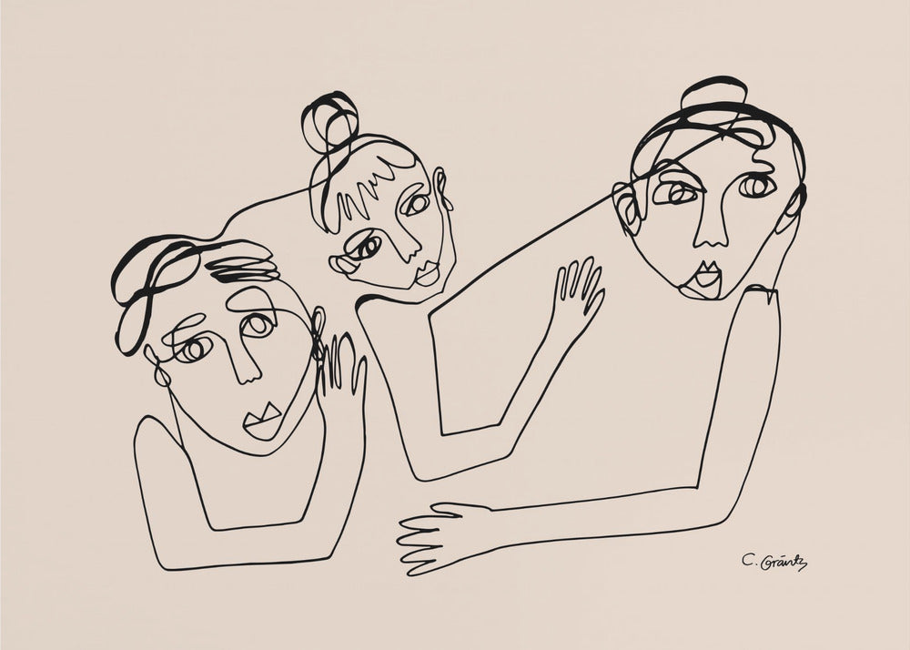 People Beige | Poster