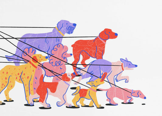 Dog Walking | Canvas