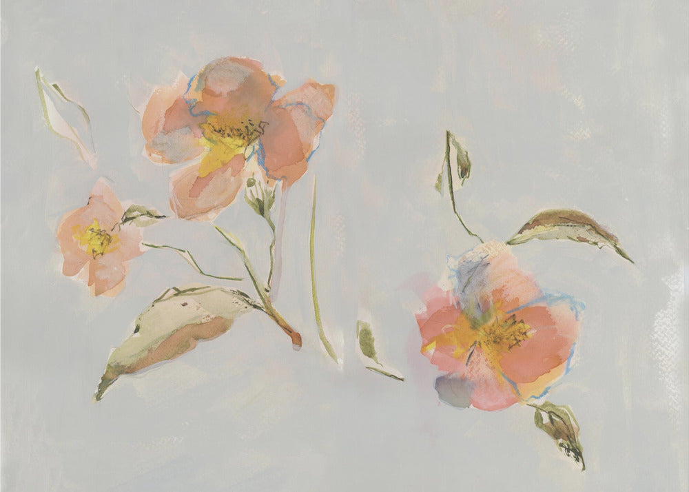 Botanical Antique flowers 02 | Canvas