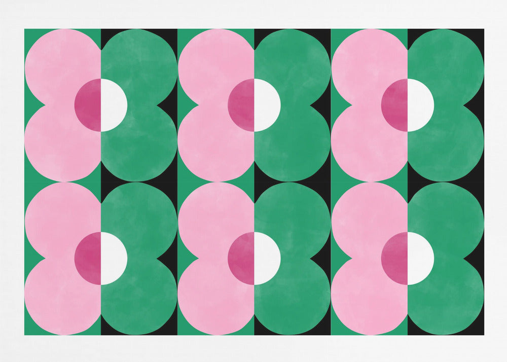 Floral Geometry Shapes | Poster