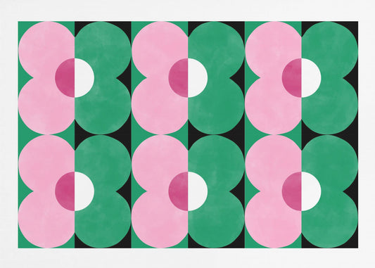 Floral Geometry Shapes | Poster