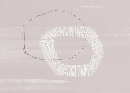 Soft Geometric Dance | Wallpaper