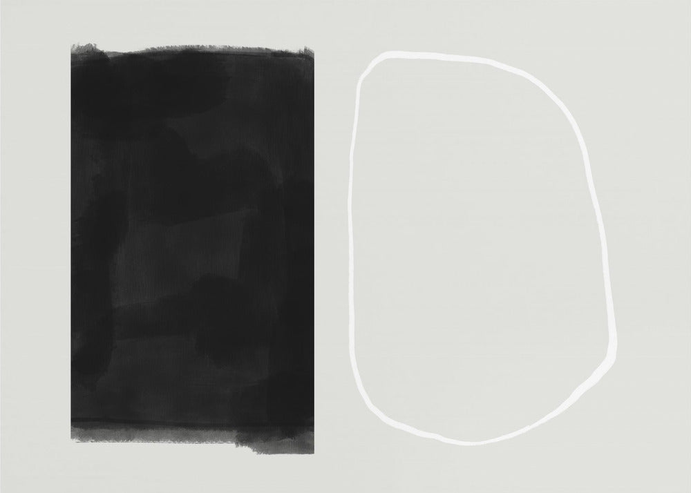 Solid Black Rectangular Shape | Wallpaper