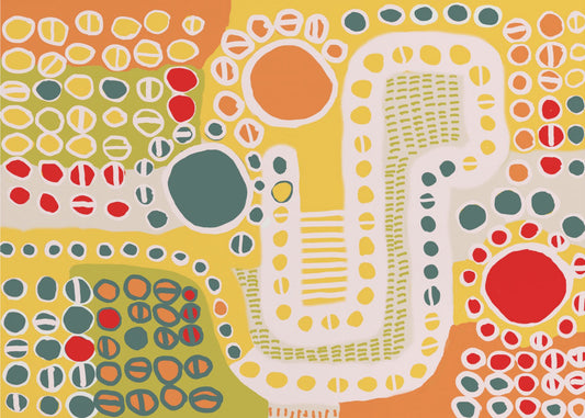 Pebbles Abstract | Canvas