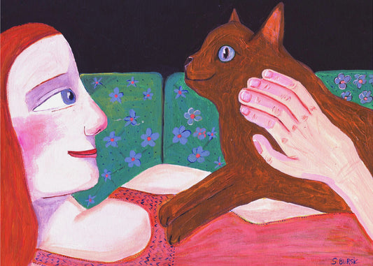 Cat Lover Red | Poster