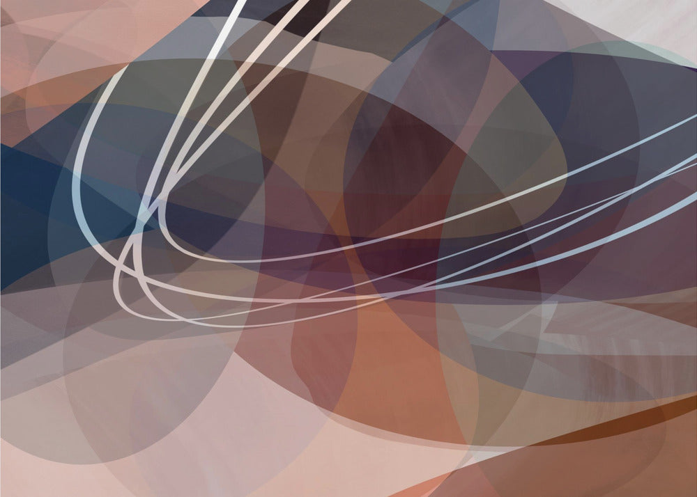 Dusty Rose Shapes 3 | Poster